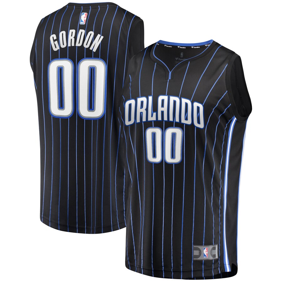 Aaron Gordon Orlando Magic Fanatics Branded Fast Break Replica Player Jersey - Black - Icon Edition