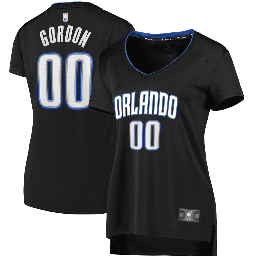 Aaron Gordon Orlando Magic Fanatics Branded Women's 2019 Fast Break Replica Player Jersey Black - Icon Edition