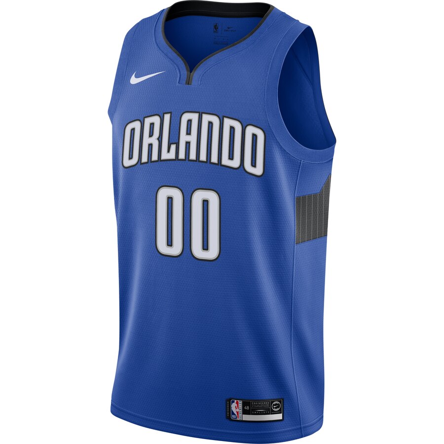 Alternative view of Aaron Gordon Orlando Magic Finished Swingman Jersey Blue - Statement Edition