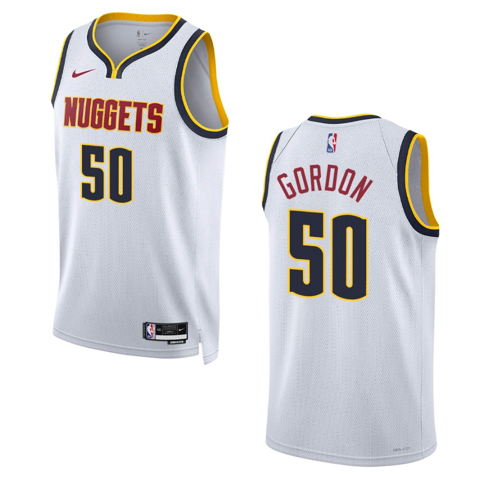 Aaron Gordon White Association Edition 2022-23 Denver Nuggets Swingman Basketball Jersey