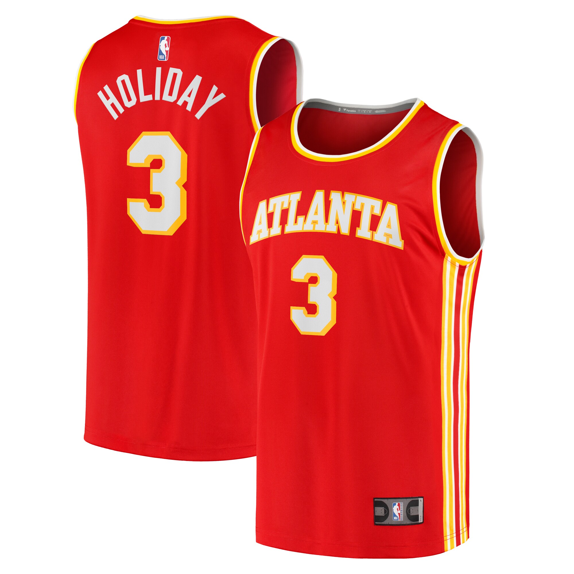 Aaron Holiday Atlanta Hawks Fanatics Branded Fast Break Replica Basketball Jersey - Icon Edition - Red