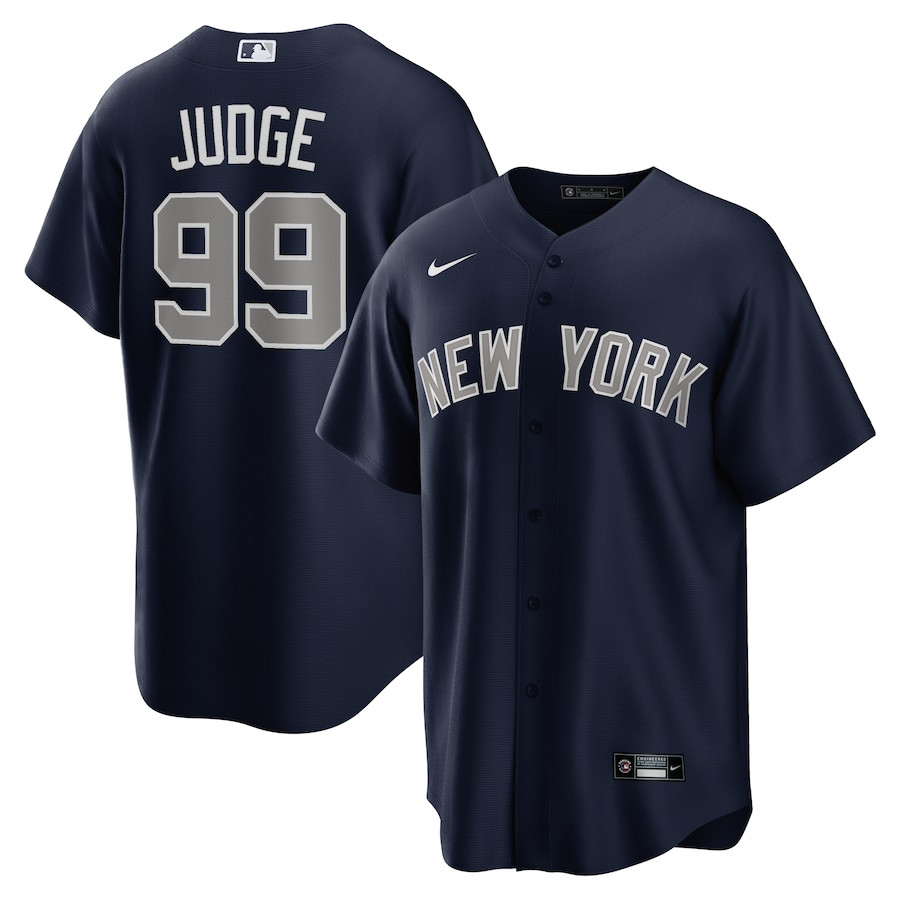 Aaron Judge 99 New York Yankees Alternate Men Baseball Jersey - Navy 