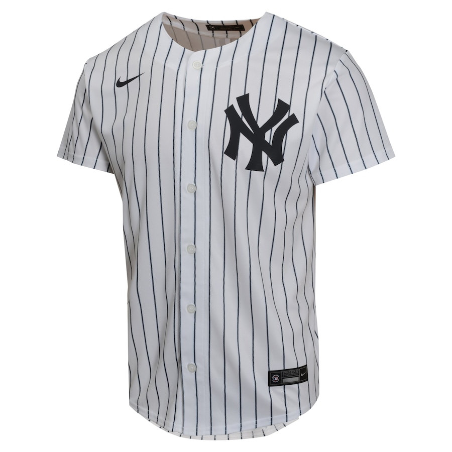 Alternative view of Aaron Judge 99 New York Yankees Home Game Player YOUTH Baseball Jersey - White 