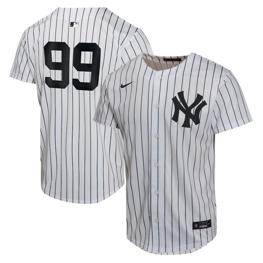 Aaron Judge 99 New York Yankees Home Game Player YOUTH Baseball Jersey - White 
