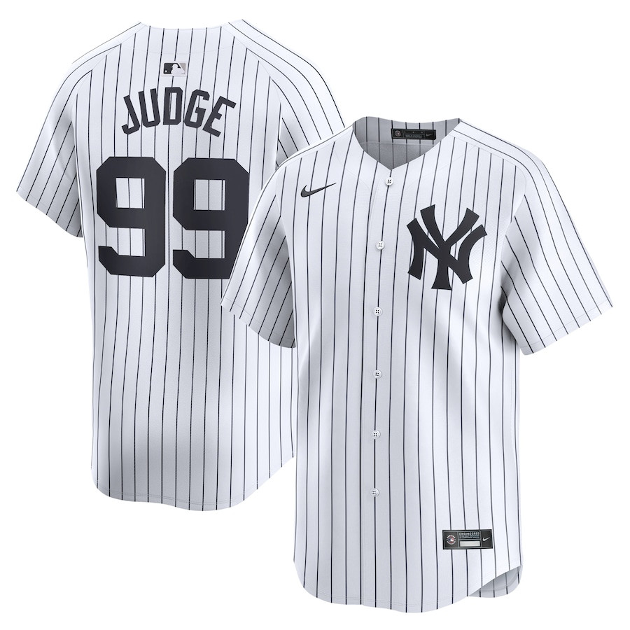 Aaron Judge 99 New York Yankees Home Limited YOUTH Baseball Jersey - White 