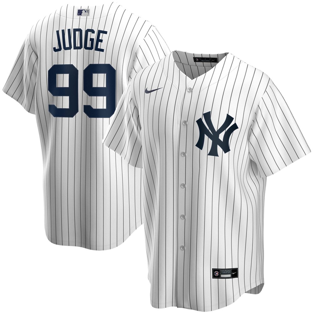 Aaron Judge New York Yankees Home 2020 Player Name Baseball Jersey - White