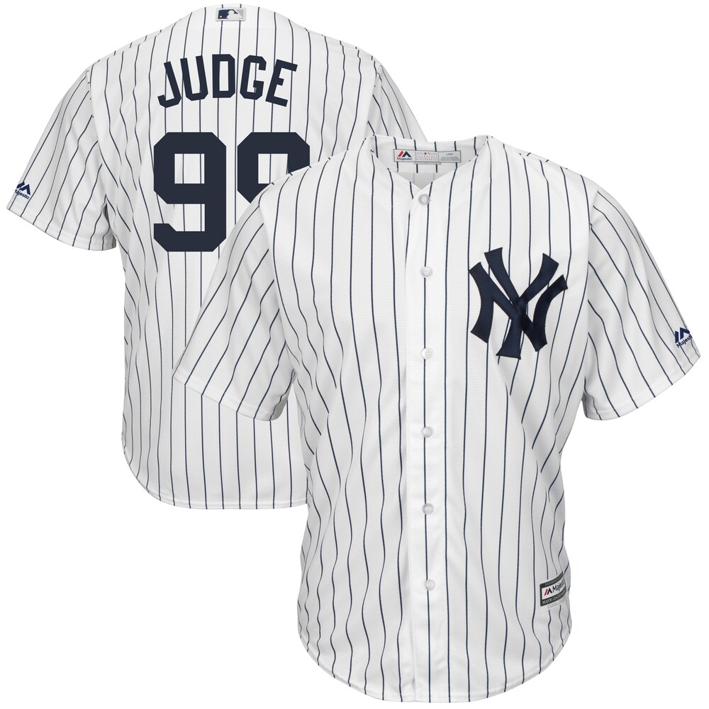 Aaron Judge New York Yankees Majestic Big & Tall Cool Base Player Baseball Jersey - White