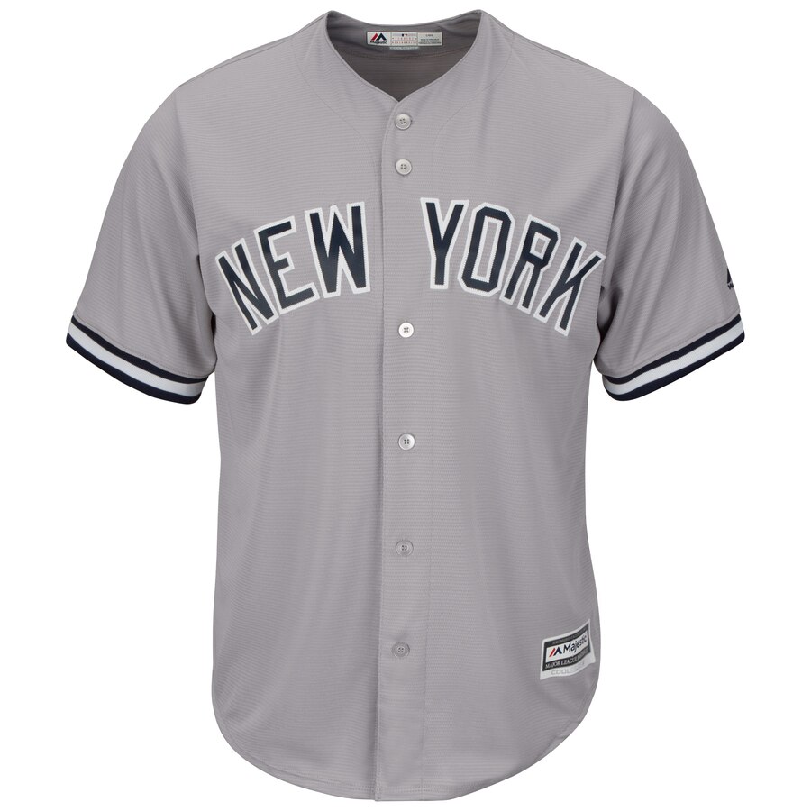 Alternative view of Aaron Judge New York Yankees Majestic Big And Tall Cool Base Player Baseball Jersey - Gray