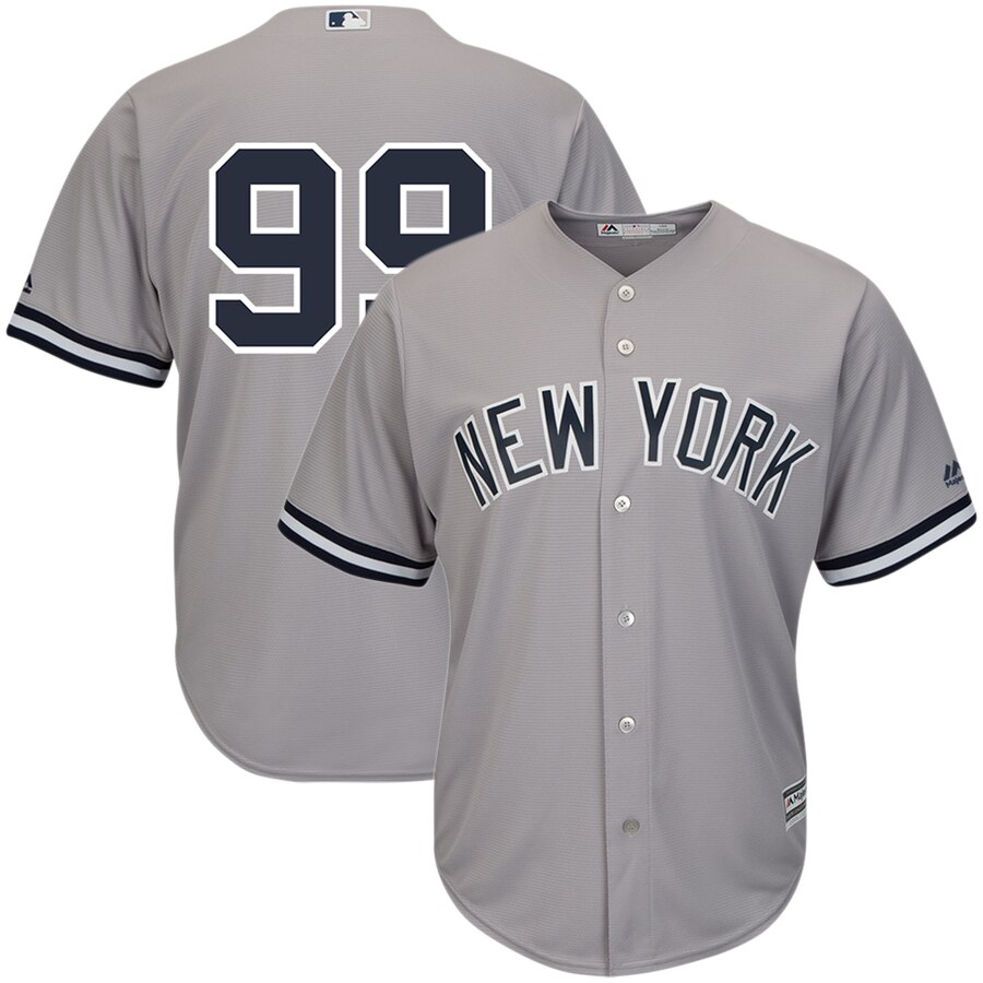 Aaron Judge New York Yankees Majestic Cool Base Player Replica Baseball Jersey - Gray