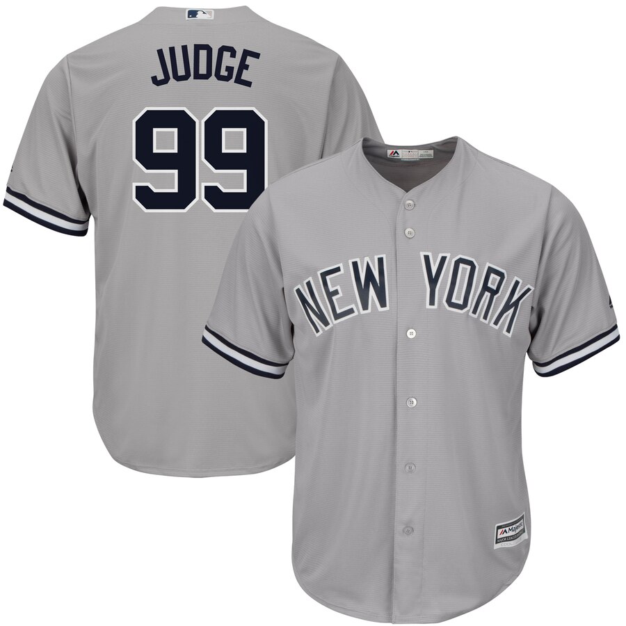 Aaron Judge New York Yankees Majestic Road Cool Base Replica Player Baseball Jersey - Gray