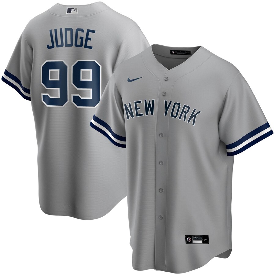 Aaron Judge New York Yankees Road 2020 Replica Player Name Baseball Jersey ÃƒÂ¢Ã¢â€šÂ¬Ã¢â‚¬Å“ Gray