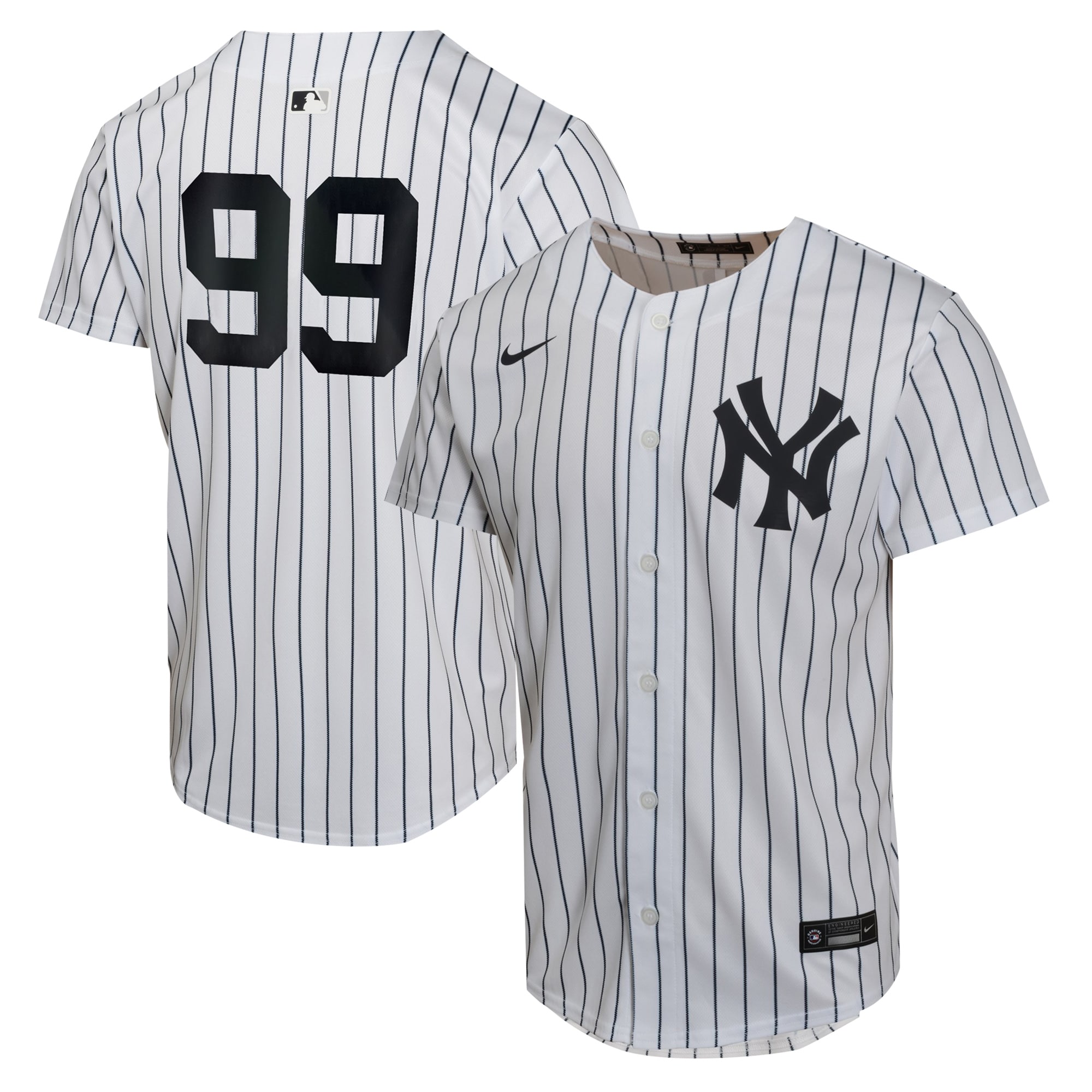 Aaron Judge New York Yankees Youth Home Game Player Baseball Jersey - White