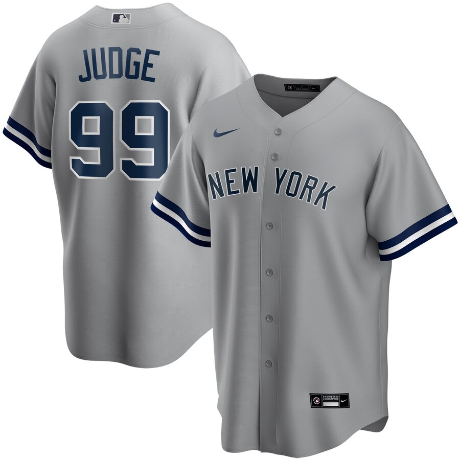 Aaron Judge New York Yankees Youth Road 2020 Replica Player Baseball Jersey - Gray