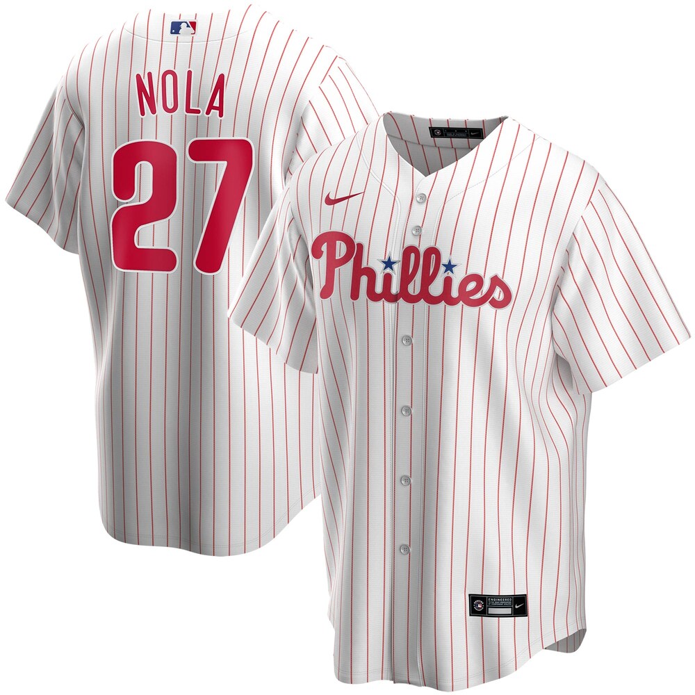 Aaron Nola Philadelphia Phillies Home 2020 Player Jersey - White