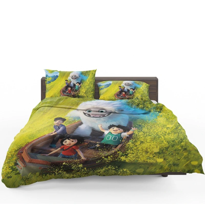 Abominable Movie Everest Humming Yi Jin And Peng Bedding Set - Custom Bedding Set