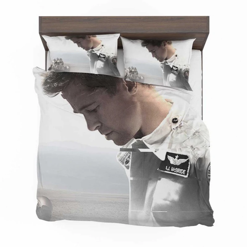 Alternative view of Ad Astra Movie Brad Pitt Roy McBride Bedding Set - Custom Bedding Set