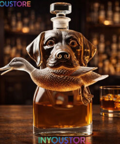 Hunting Dog Whiskey Bottle