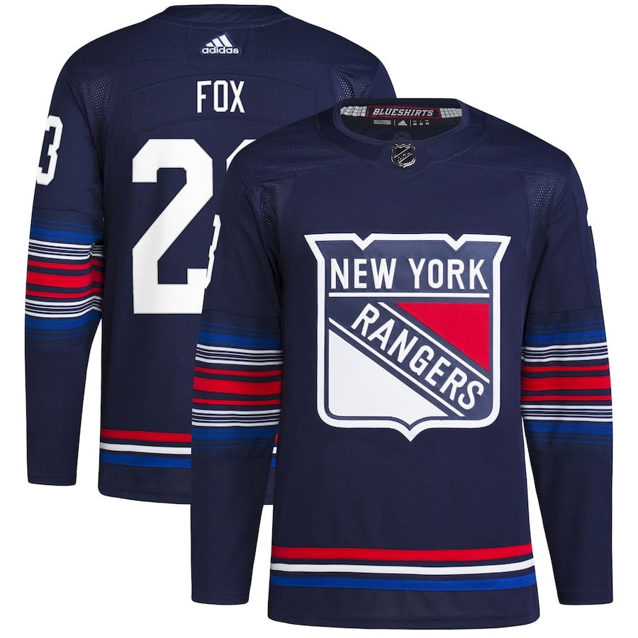 Adam Fox 23 New York Rangers Alternate Primegreen Men Hockey Jersey - Navy - JS879 