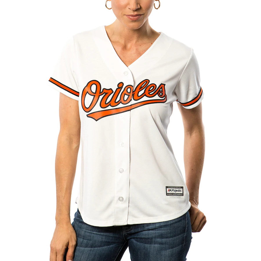 Alternative view of Adam Jones Baltimore Orioles Majestic Women's Cool Base Player Jersey - White