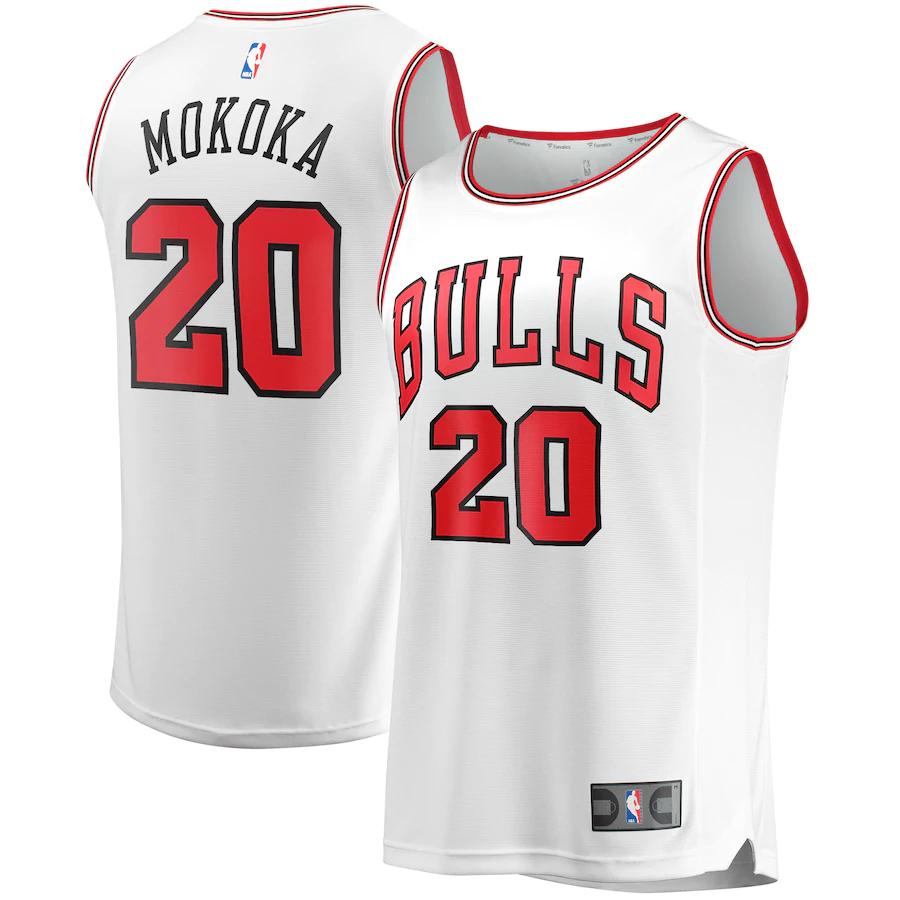 Adam Mokoka Chicago Bulls Fanatics Branded Fast Break Player Basketball Jersey - Association Edition - White