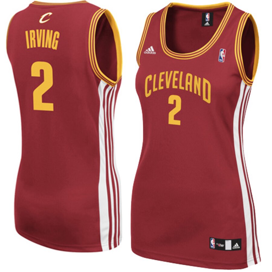 Adidas Kyrie Irving Cleveland Cavaliers Women's Replica Basketball Jersey - Wine
