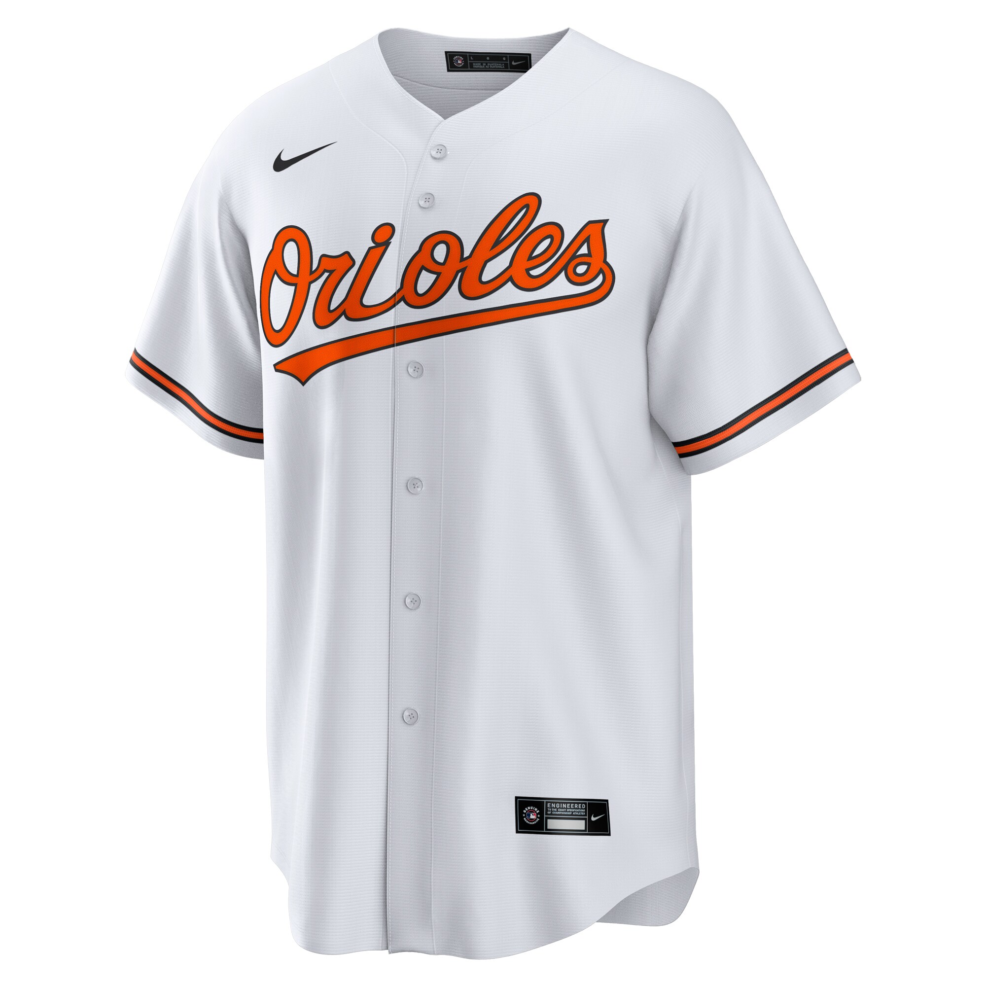 Alternative view of Adley Rutschman Baltimore Orioles Replica Player Jersey - White
