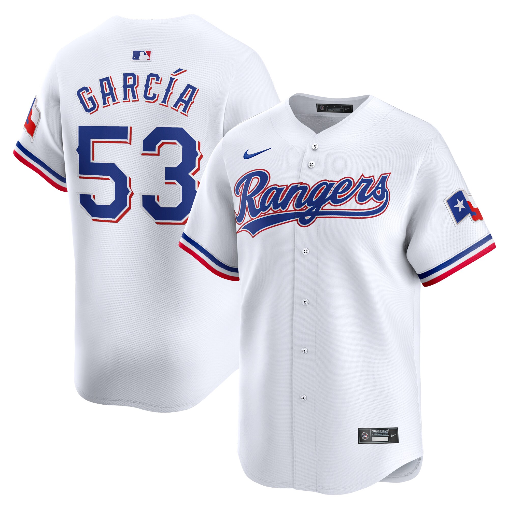 Adolis GarcÃƒÆ’Ã‚Â­a Texas Rangers Home Limited Baseball Jersey - White