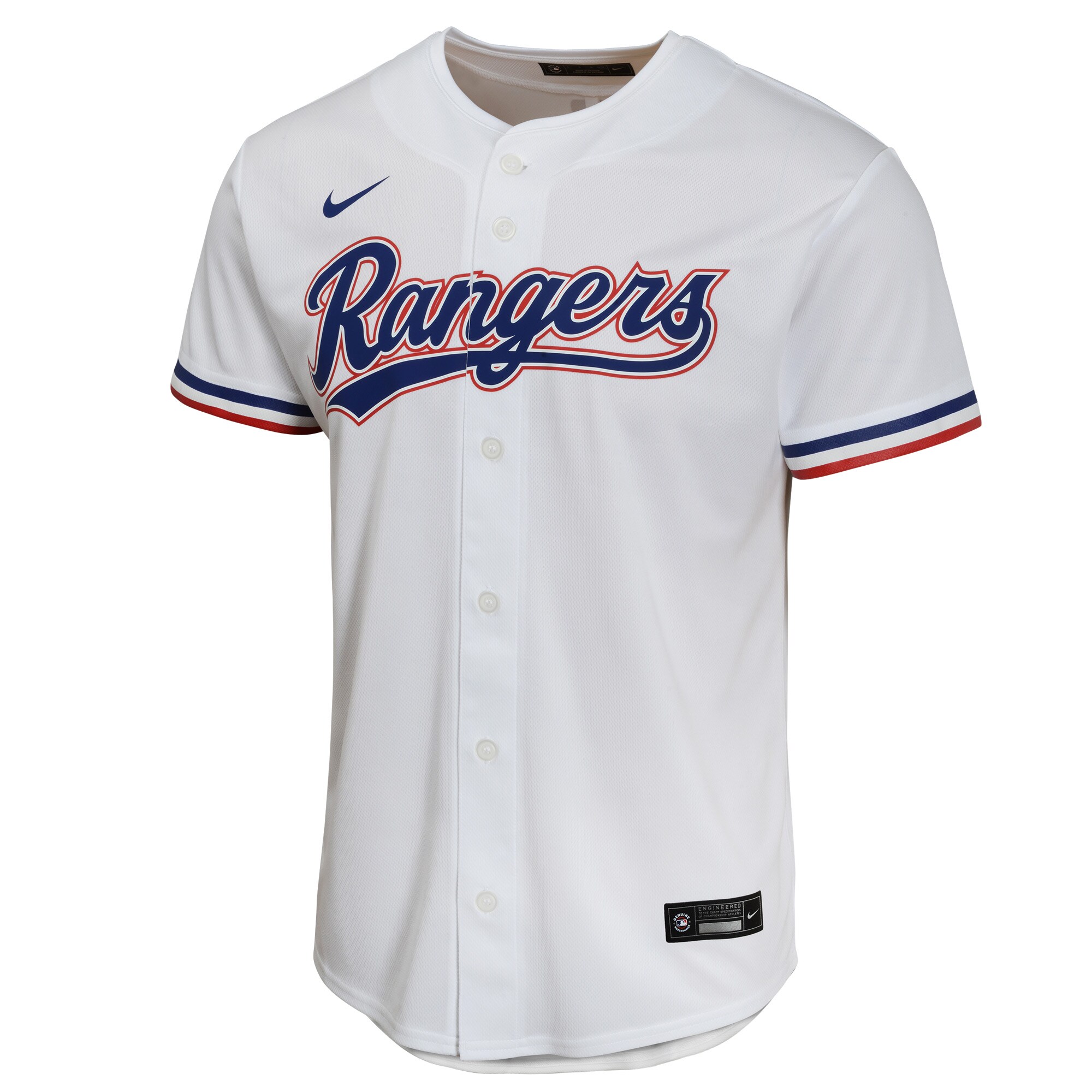 Alternative view of Adolis Garcia Texas Rangers Youth Home Game Player Jersey - White