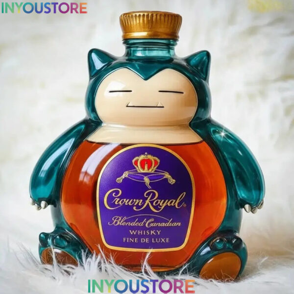 Poke-mon Snorlax Whiskey Bottle