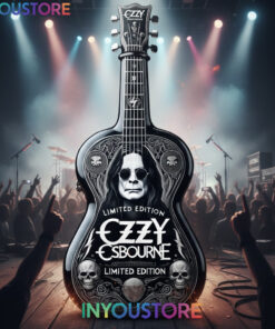Ozzy Osbourne Limited Edition Guitar Whiskey Decanter &ndash; Rock & Metal Collector Gift