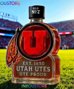 Utah Utes Whiskey Bottle
