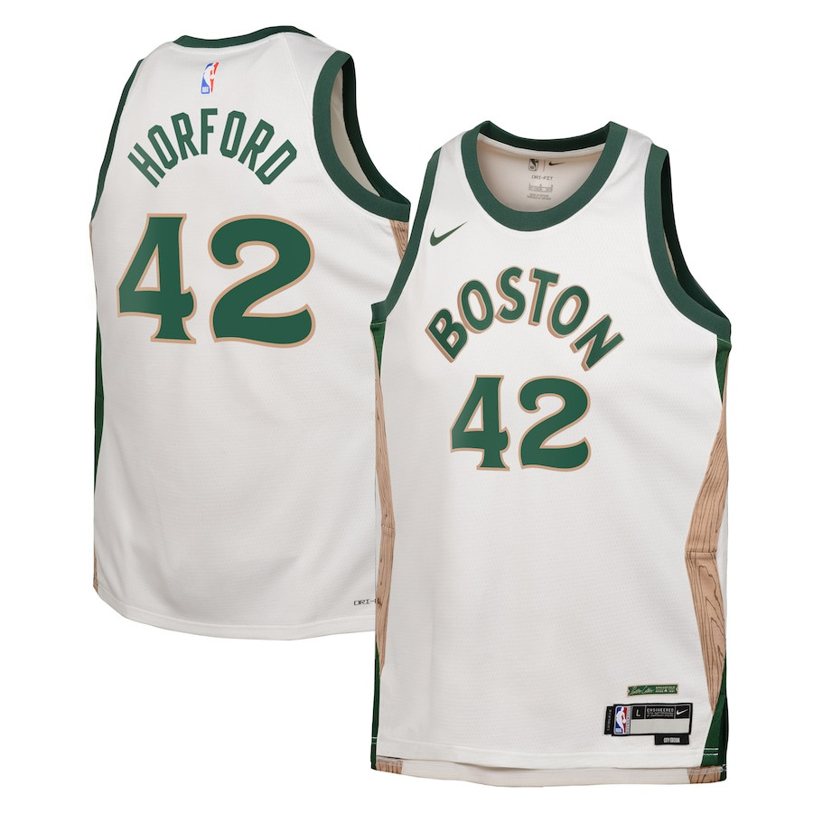 Al Horford 42 Boston Celtics 2023/24 City Edition Swingman YOUTH Jersey - White - JS759