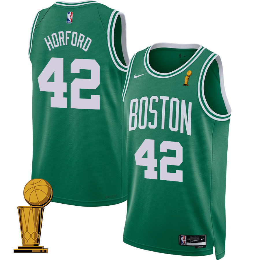 Al Horford 42 Boston Celtics 2024 FINALS CHAMPIONS Jersey - Icon Edition - Kelly Green - JS667
