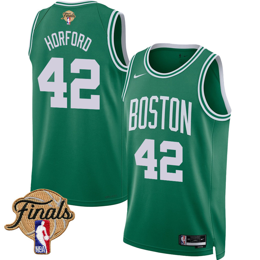 Al Horford 42 Boston Celtics 2024 FINALS PATCH Icon Edition Jersey - Kelly Green - JS756