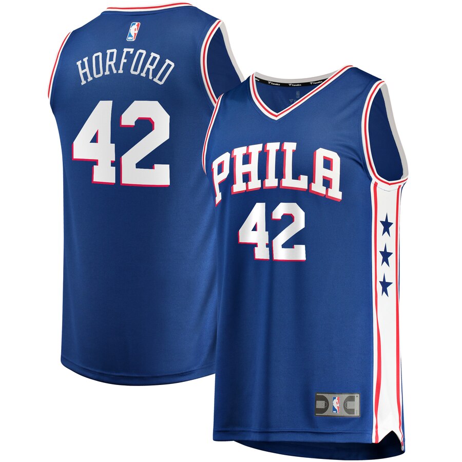 Al Horford Philadelphia 76ers Fanatics Branded 2019/20 Fast Break Replica Basketball Jersey Royal - Icon Edition