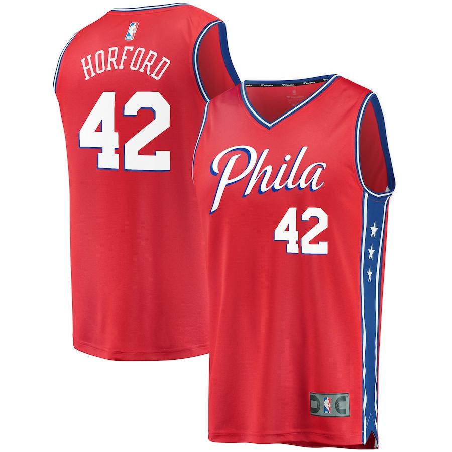 Al Horford Philadelphia 76ers Fanatics Branded Fast Break Replica Basketball Jersey - Statement Edition - Red