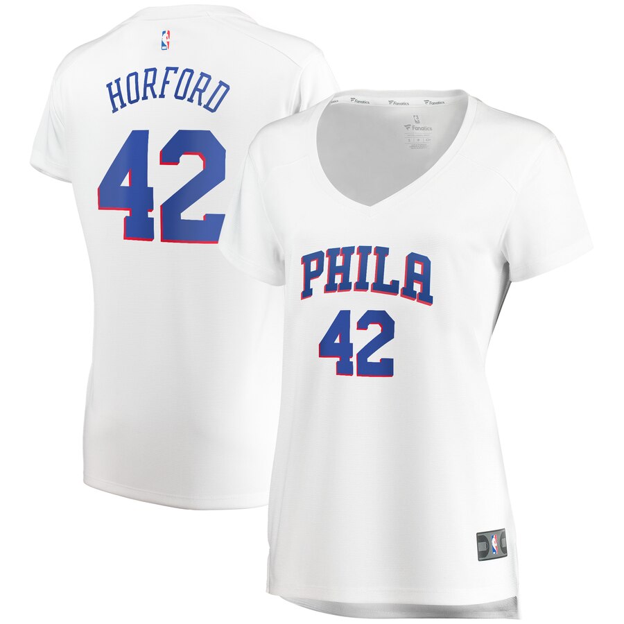 Al Horford Philadelphia 76ers Fanatics Branded Women's Fast Break Player Basketball Jersey - Association Edition - White