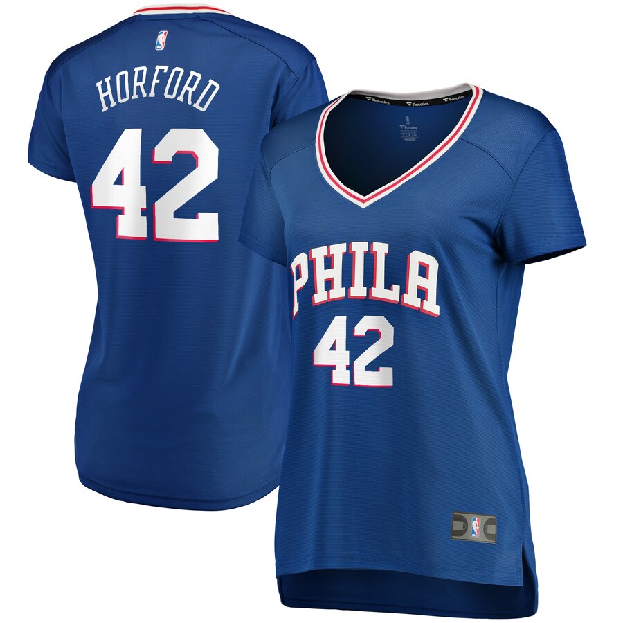 Al Horford Philadelphia 76ers Fanatics Branded Women's Fast Break Player Basketball Jersey - Icon Edition - Royal