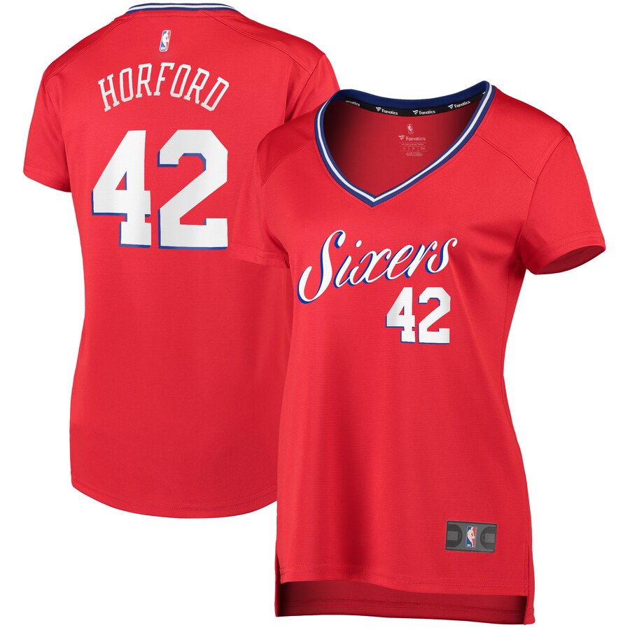 Al Horford Philadelphia 76ers Fanatics Branded Women's Fast Break Player Basketball Jersey - Statement Edition - Red