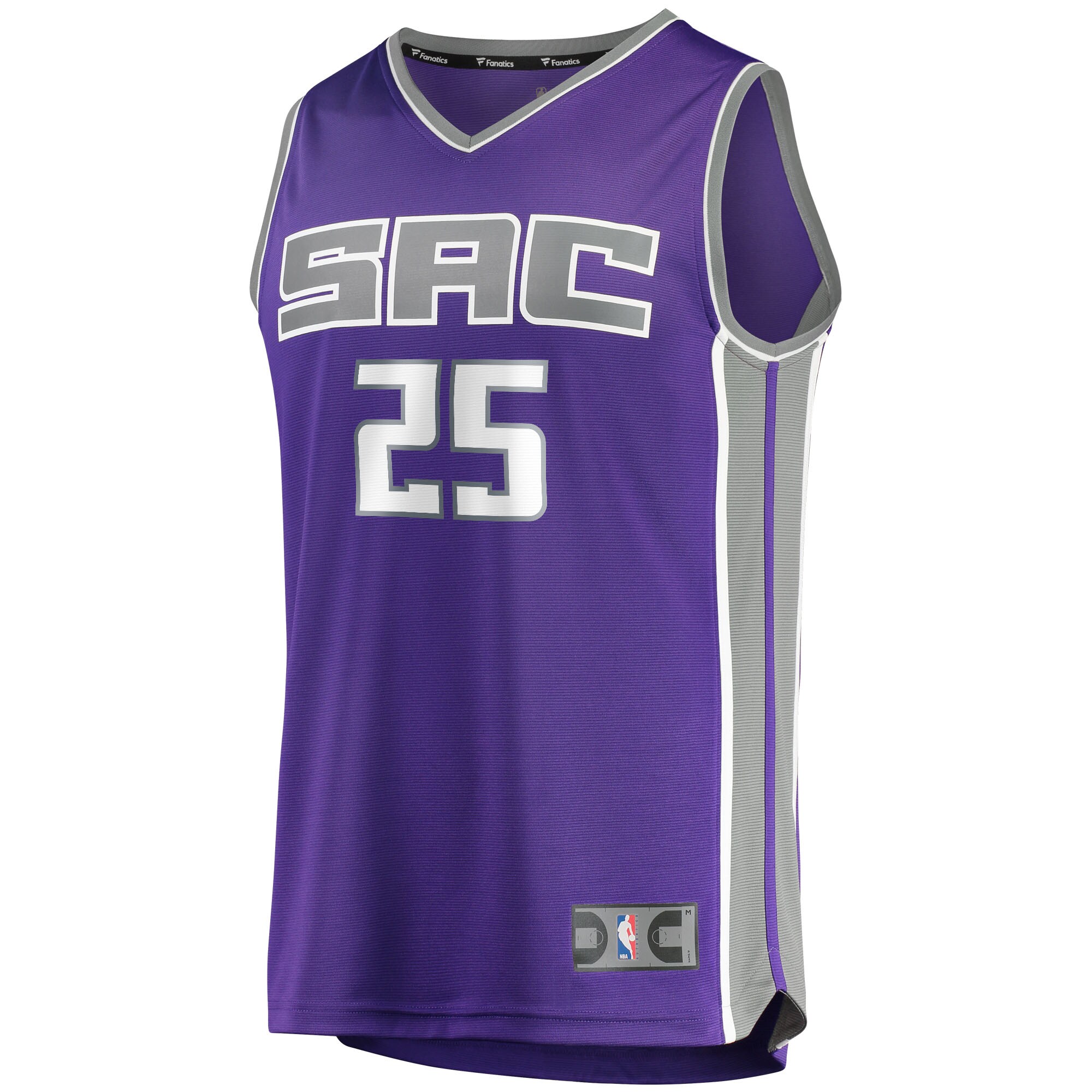 Alternative view of Alex Len Sacramento Kings Fanatics Fast Break Replica Basketball Jersey - Icon Edition - Purple