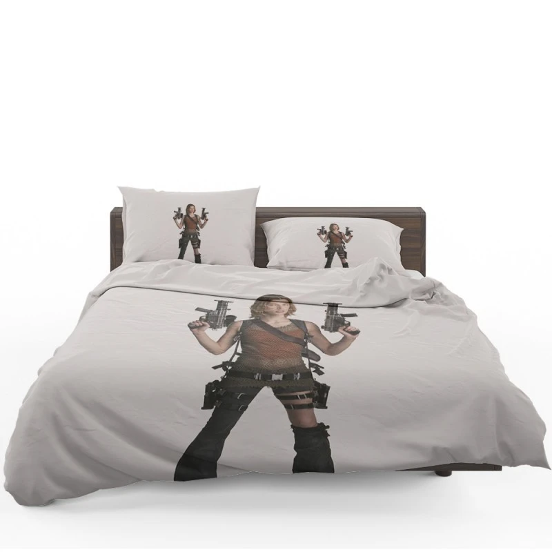 Alice In Resident Evil Apocalypse Movie Bedding Set - Custom Bedding Set