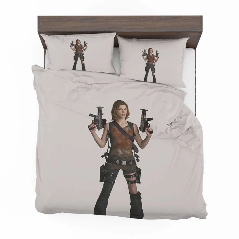 Alternative view of Alice In Resident Evil Apocalypse Movie Bedding Set - Custom Bedding Set