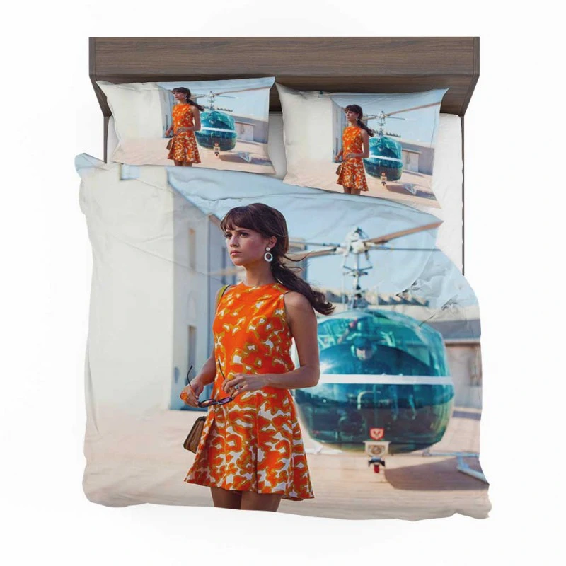 Alternative view of Alicia Vikander In The Man From UNCLE Movie Bedding Set - Custom Bedding Set