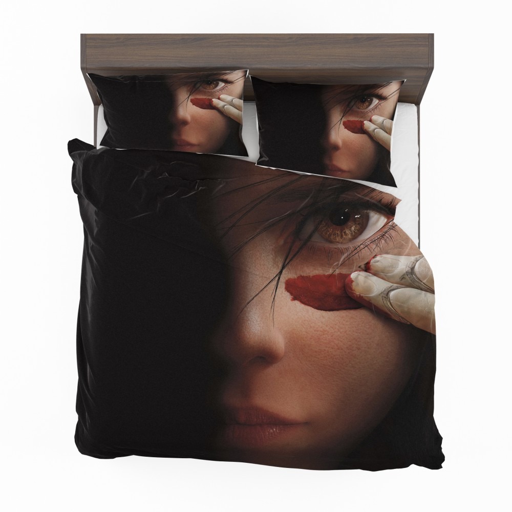 Alternative view of Alita Battle Angel Movie Fighting Super Girl Bedding Set - Custom Bedding Set