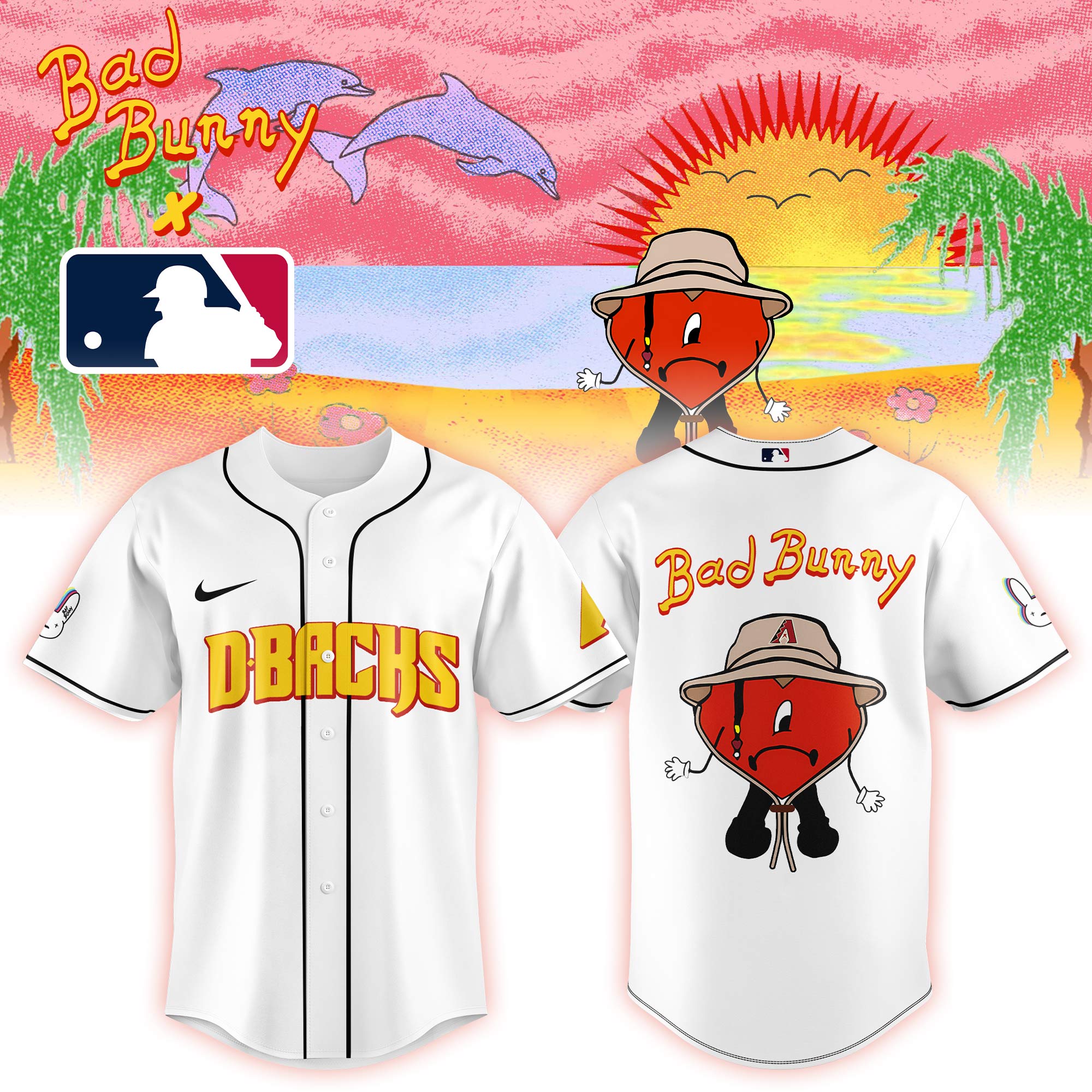 Alternative view of All Team Mlb X Bad Bunny Baseball Jersey