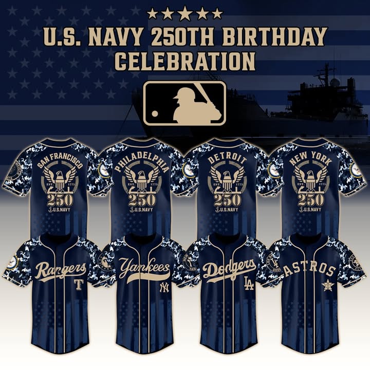 All Team Mlb X Honoring 250 Years Of The U.s. Navy – Mlb Baseball Jerseys