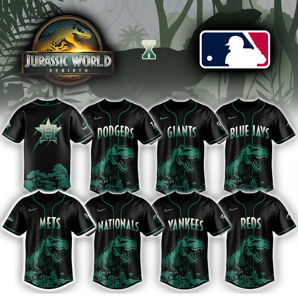 All Team Mlb X Jurassic World Exclusive Design Jersey