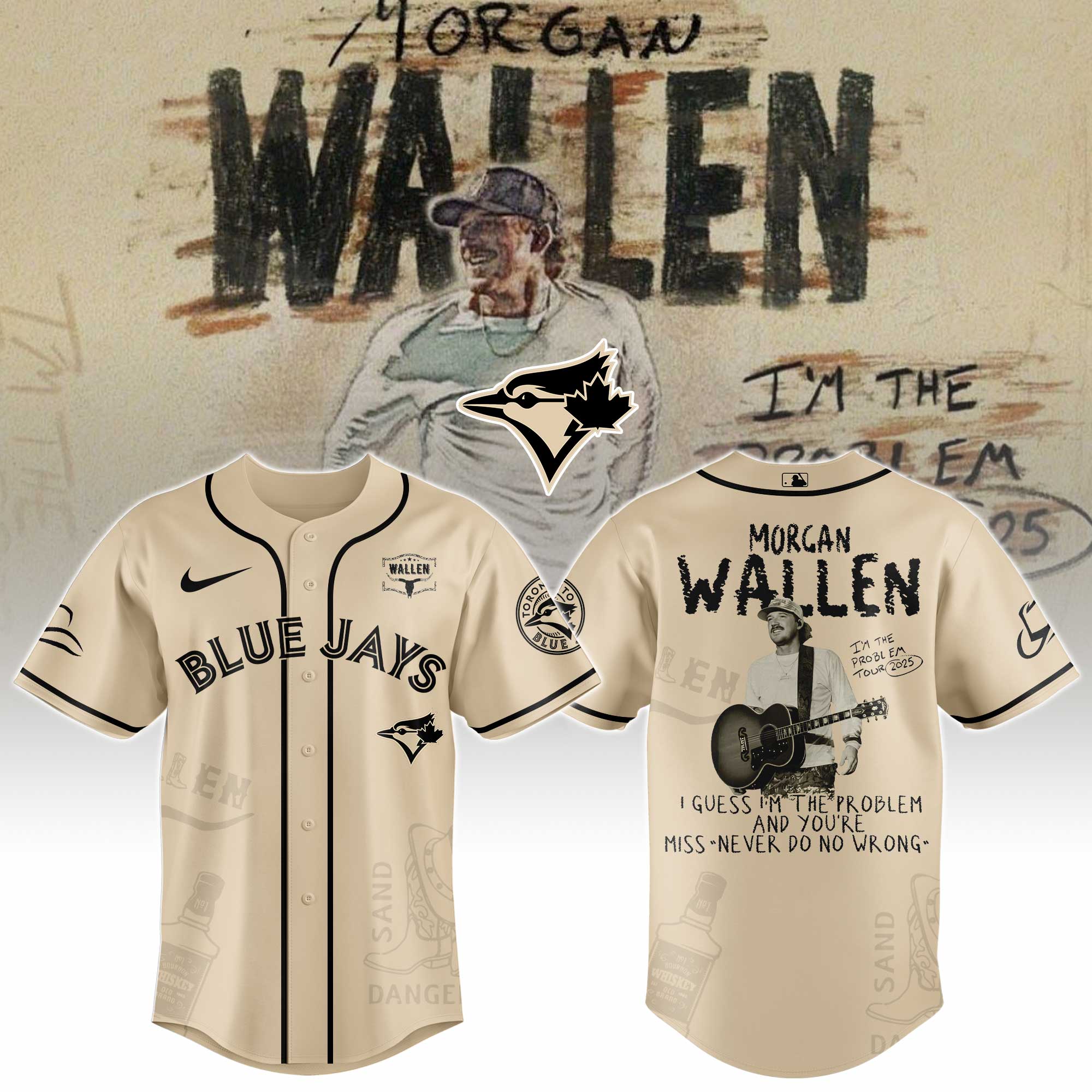 All Team Mlb X Morgan Wallen Baseball Jersey