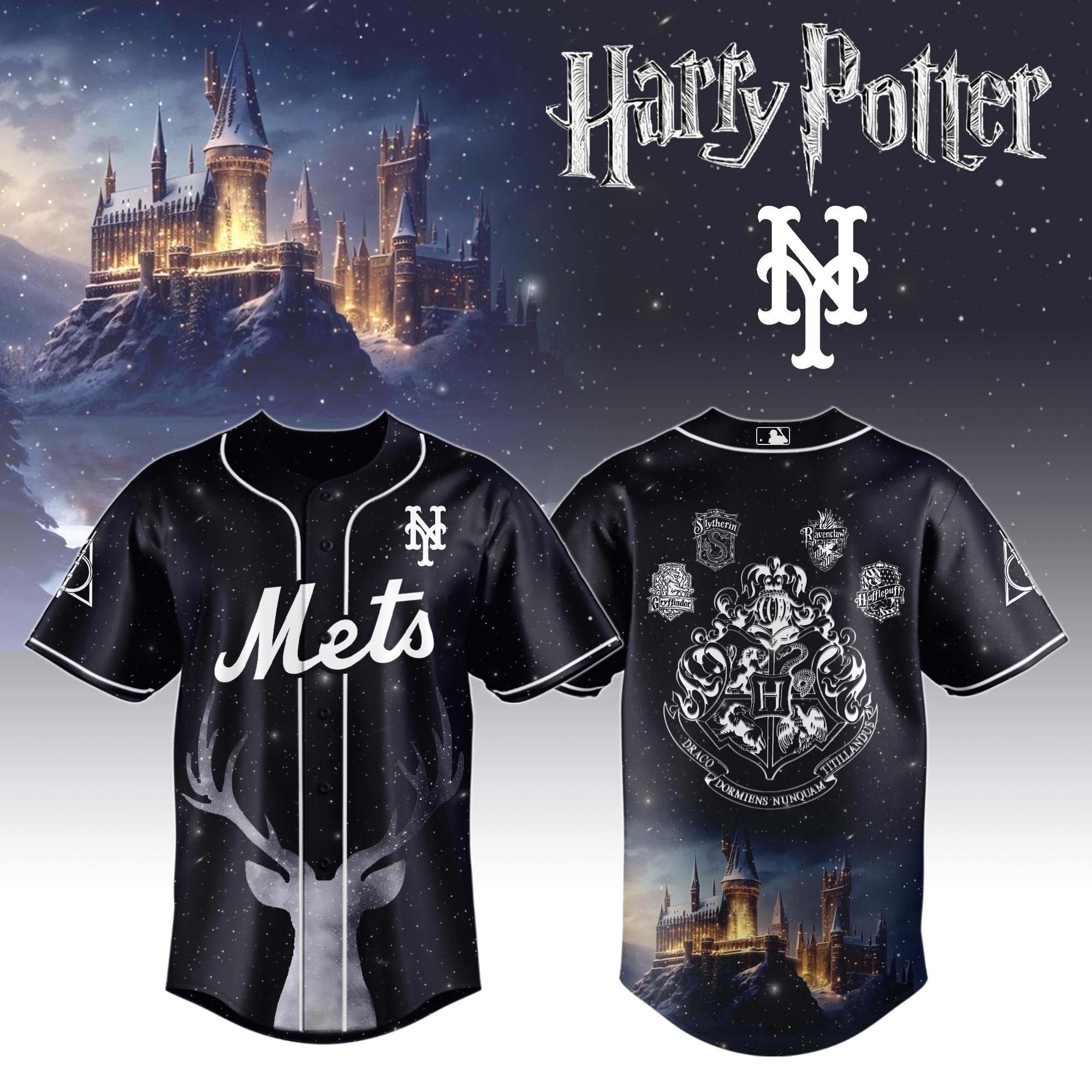 Alternative view of All Team Mlb X Mystic Quarters Baseball Jersey
