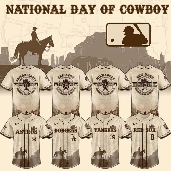 All Team Mlb X National Day Of Cowboy Baseball Jersey